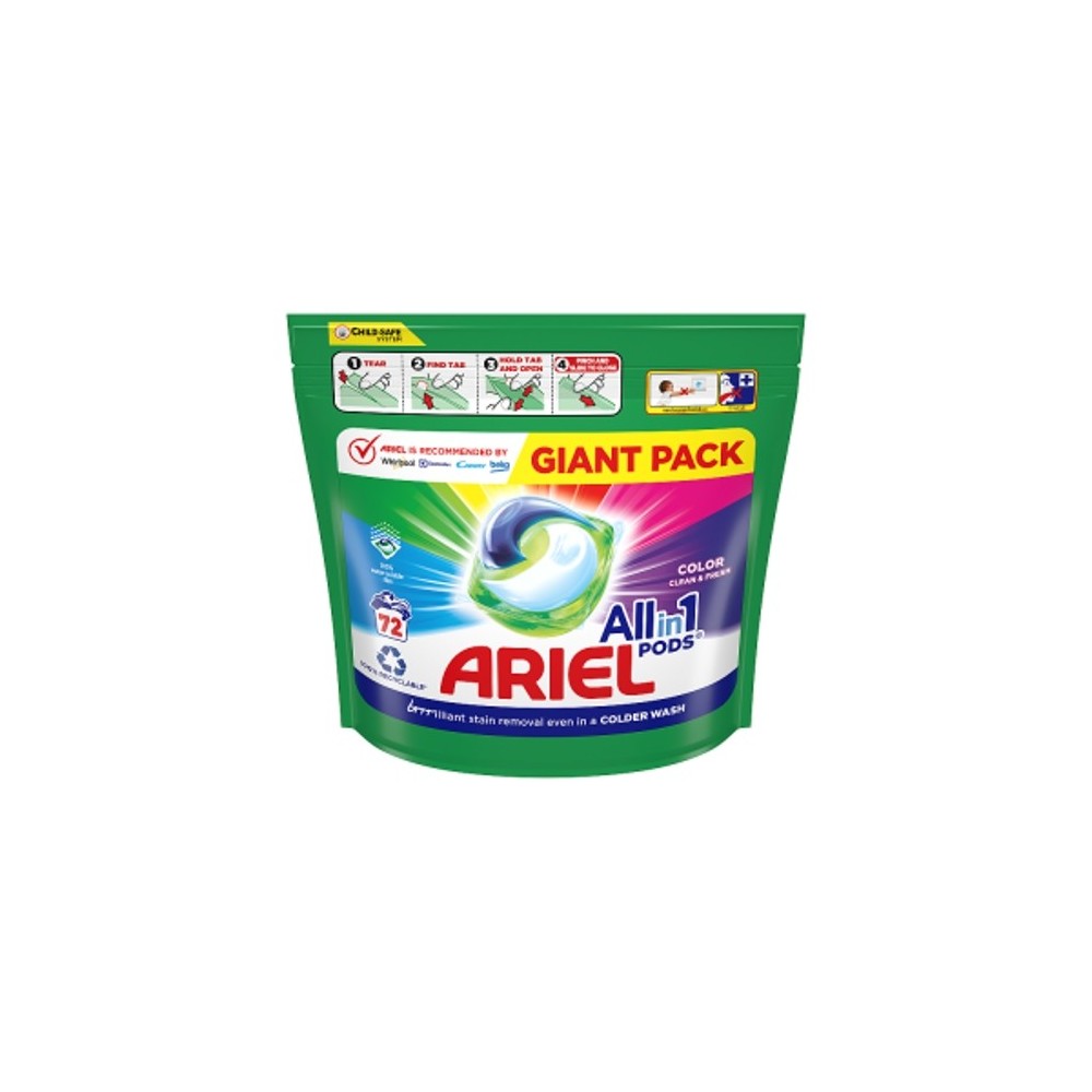 Ariel tablety 74ks Color