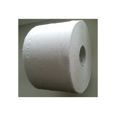 Toaletní papír Jumbo se středovým odvinem.