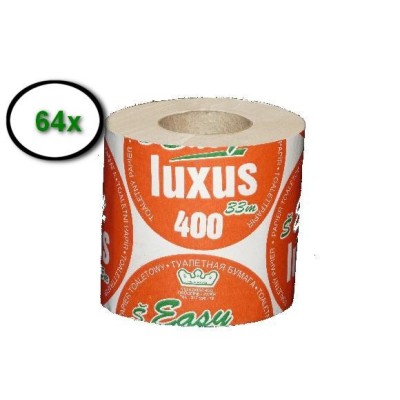 Toaletní papír Easy luxus 400 2vrstvý bílý-64 rolí
